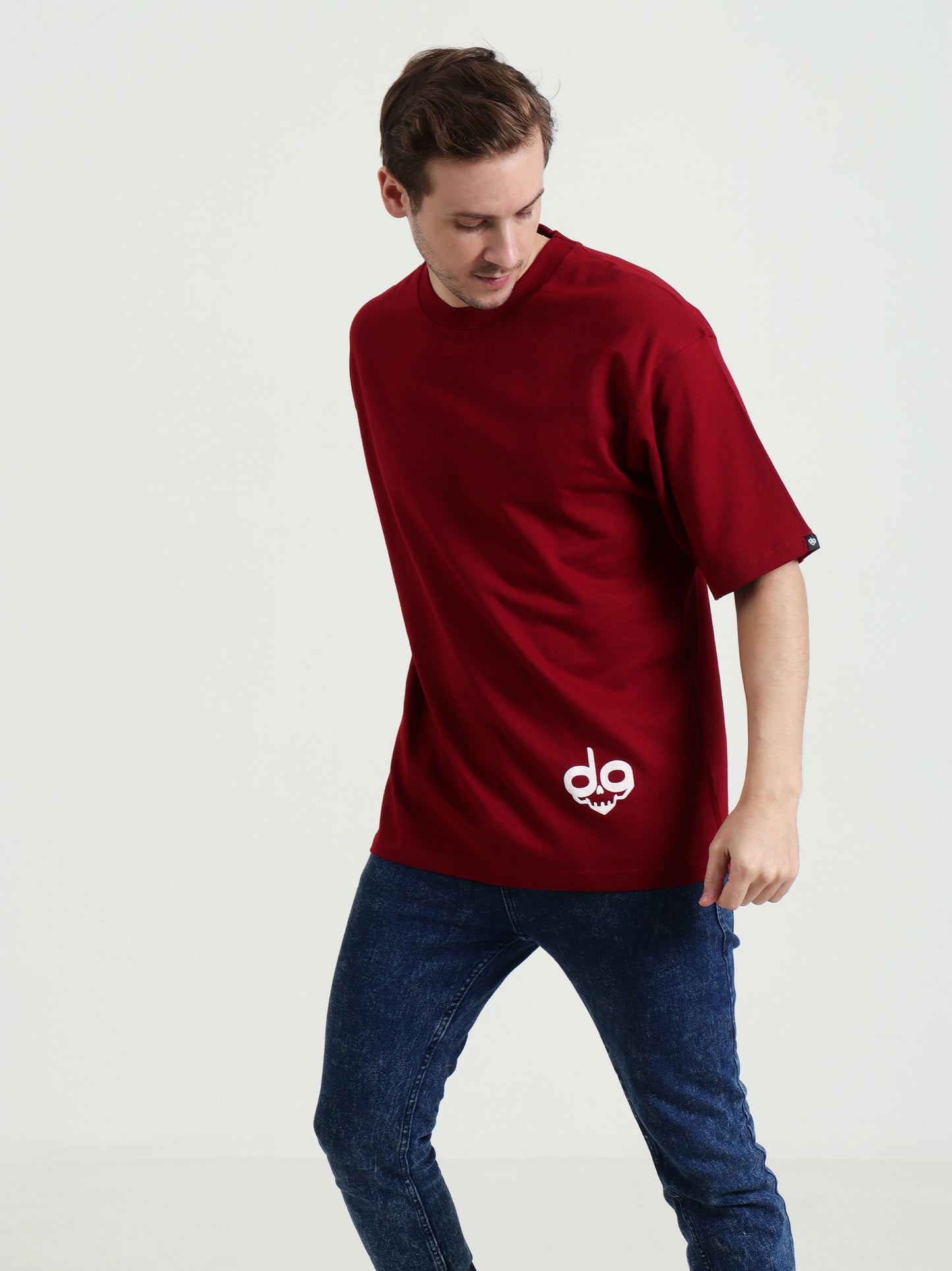Mother of Shadows Tee Oversized Red Unisex T-Shirt – Puff Print